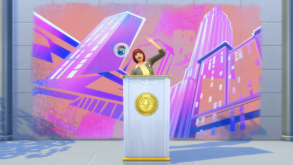 New Careers in The Sims 4 City Living Send You Out on Assignments